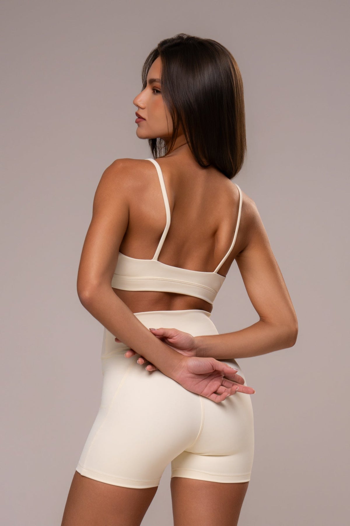 Damen Shorts & Top Set Liora - Vanille
