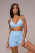 Damen Shorts & Top Set Avira - Eisblau