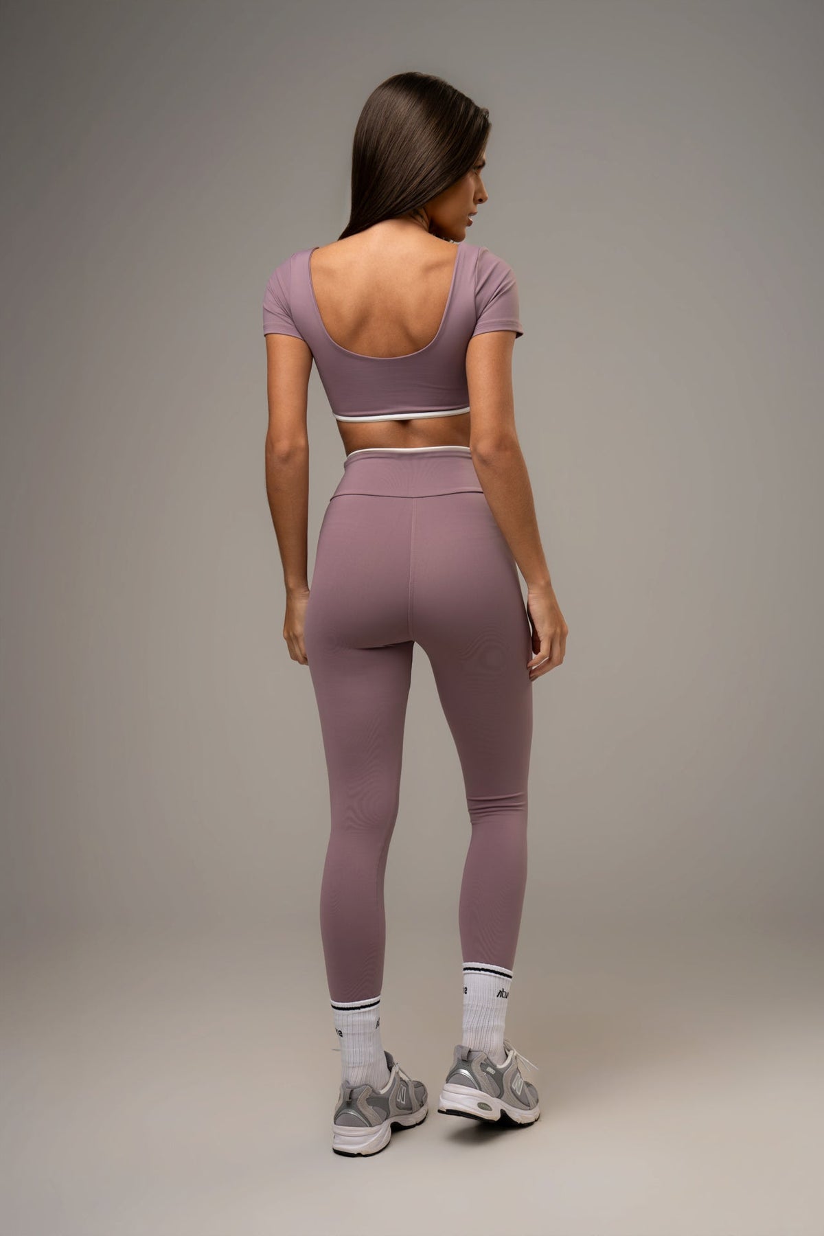 Damen Leggings & Top Set Aurelia - Rose