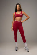 Damen Leggings & Top Set Calina - Rot