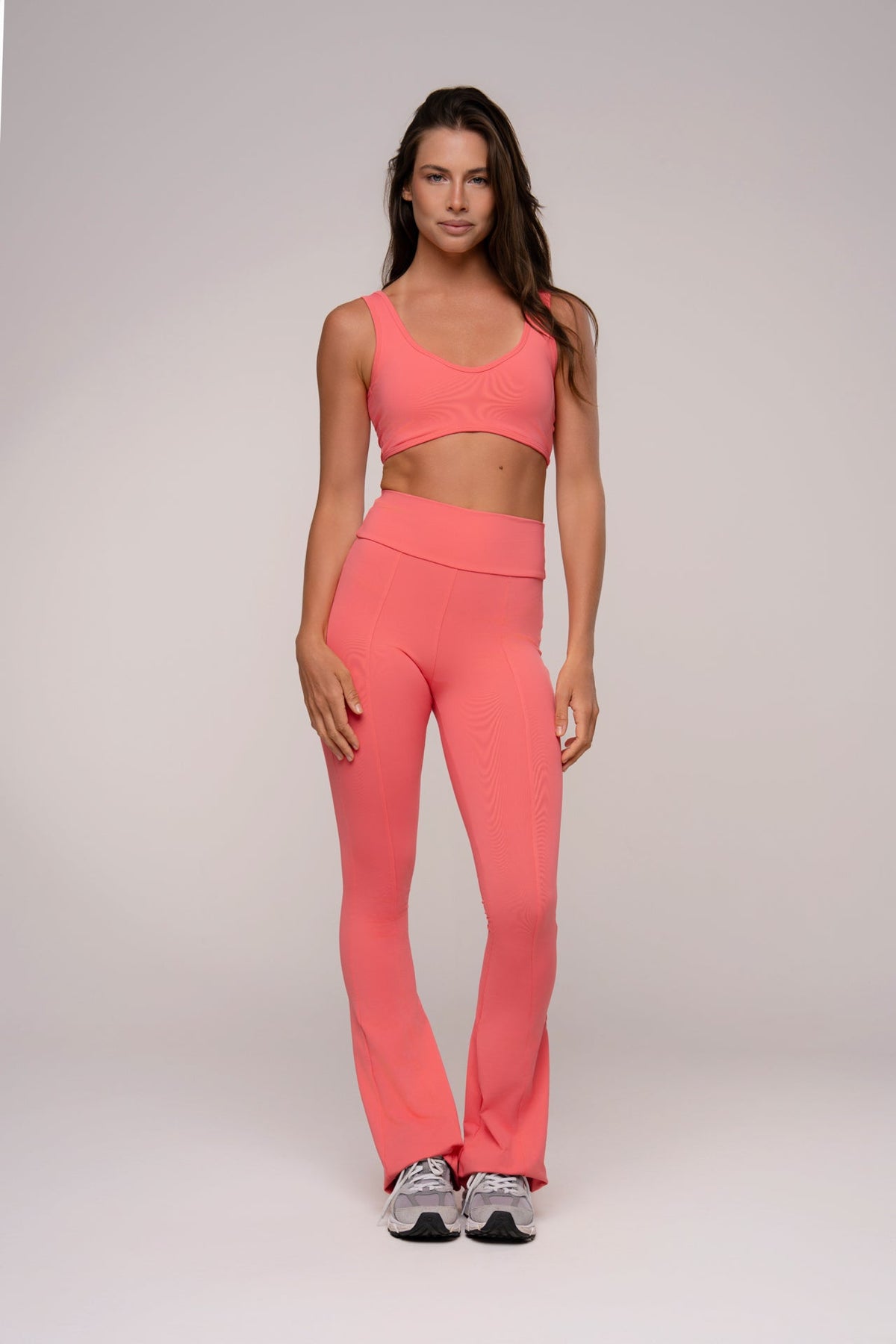 Damen Flare-Leggings Set Lunara