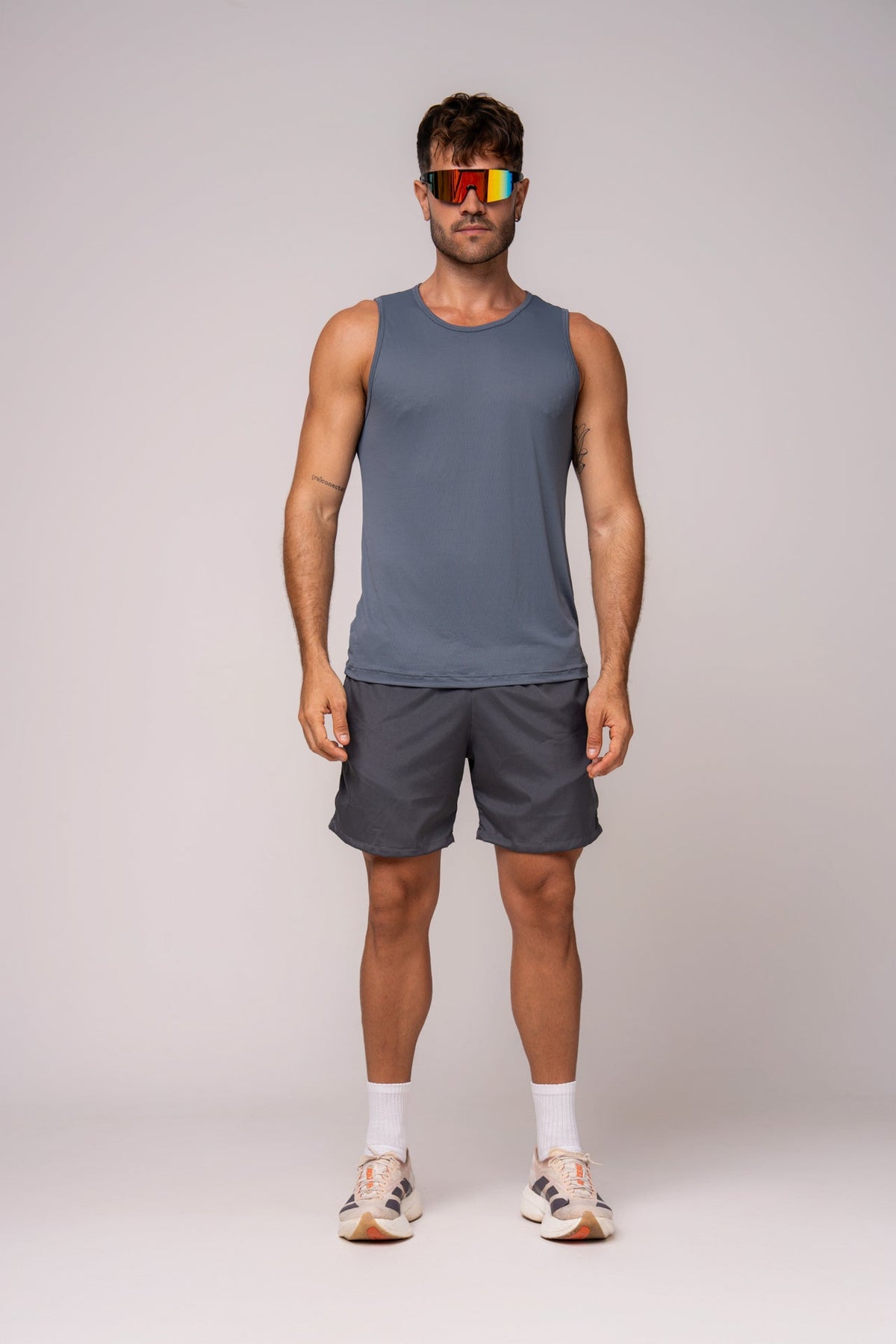 Herren Dry-Fit Tanktop Novelle - Graphit