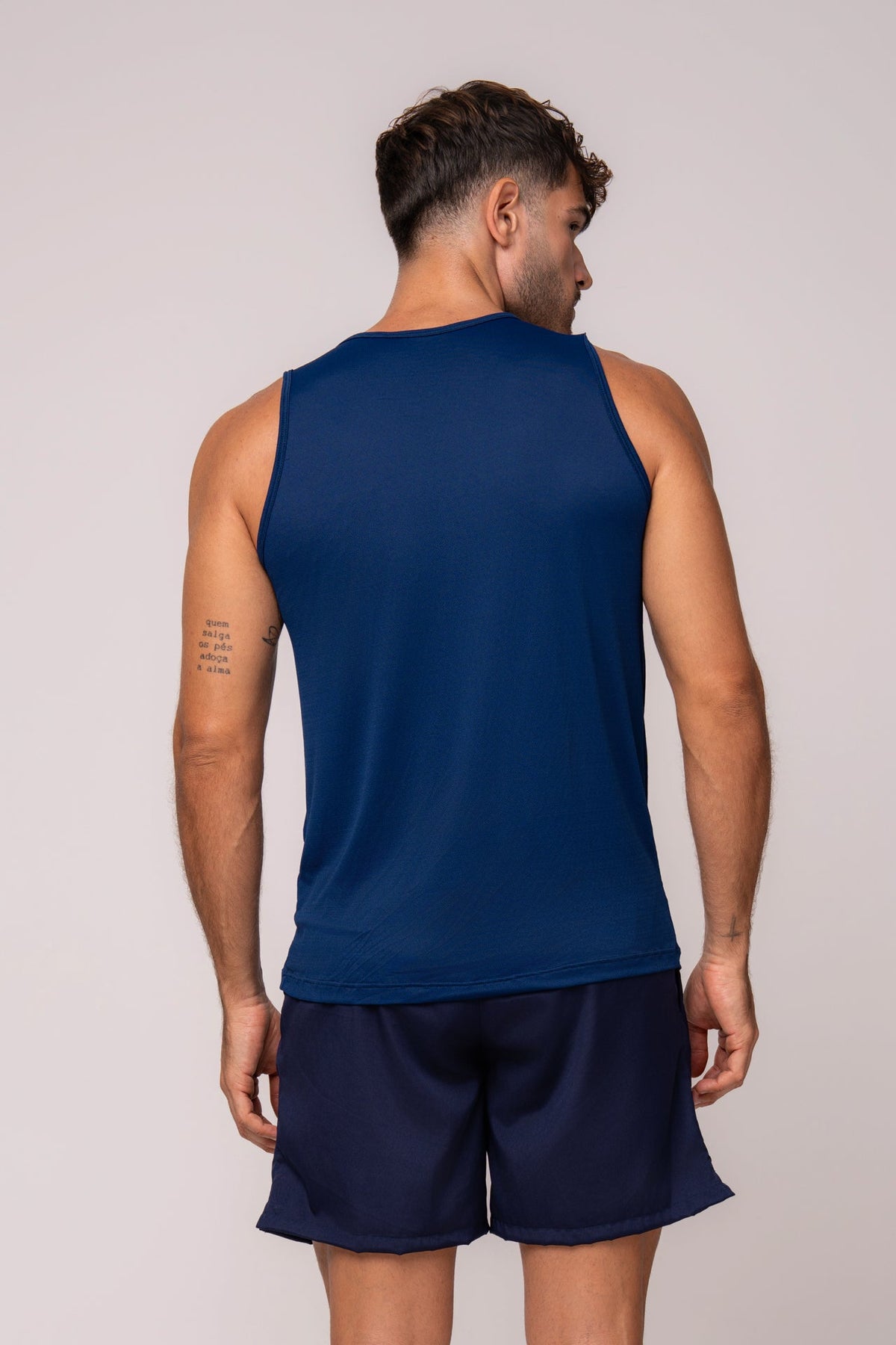 Herren Dry-Fit Tanktop Noemi - Marineblau