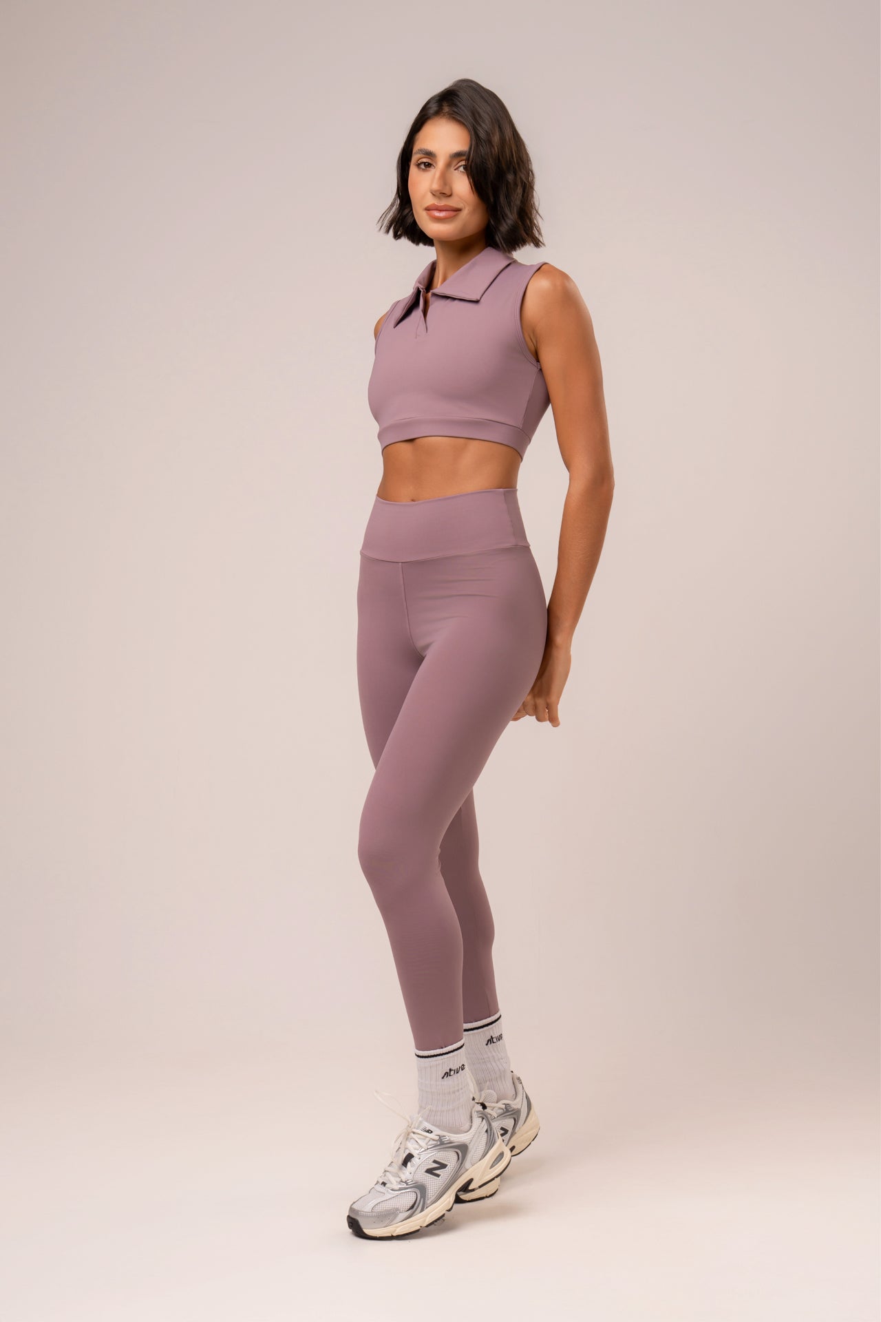 Damen Leggings & Top Set Mavelle - Rose
