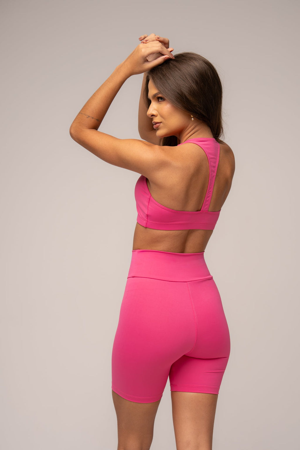 Damen Shorts & Top Set Lunara - Pink