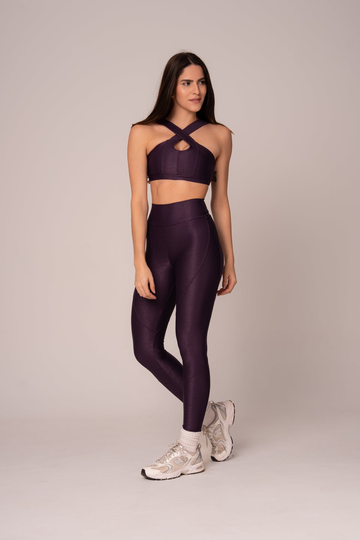 Damen Leggings & Top Set Calina - Acai