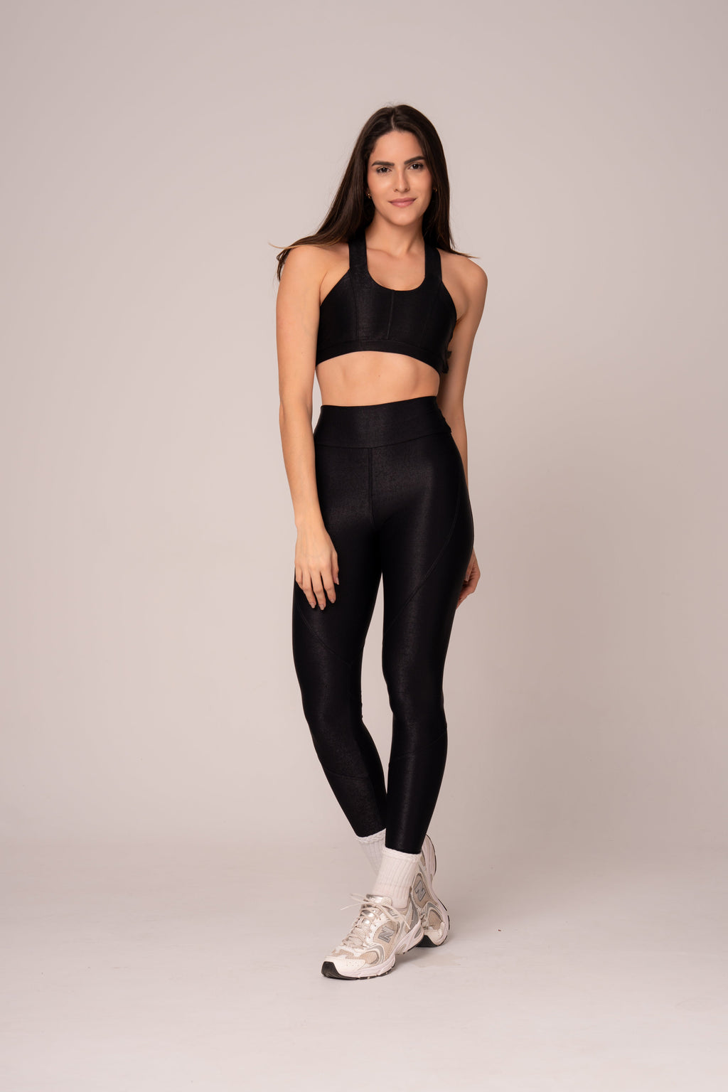 Damen Leggings & Top Set Mavelle - Schwarz