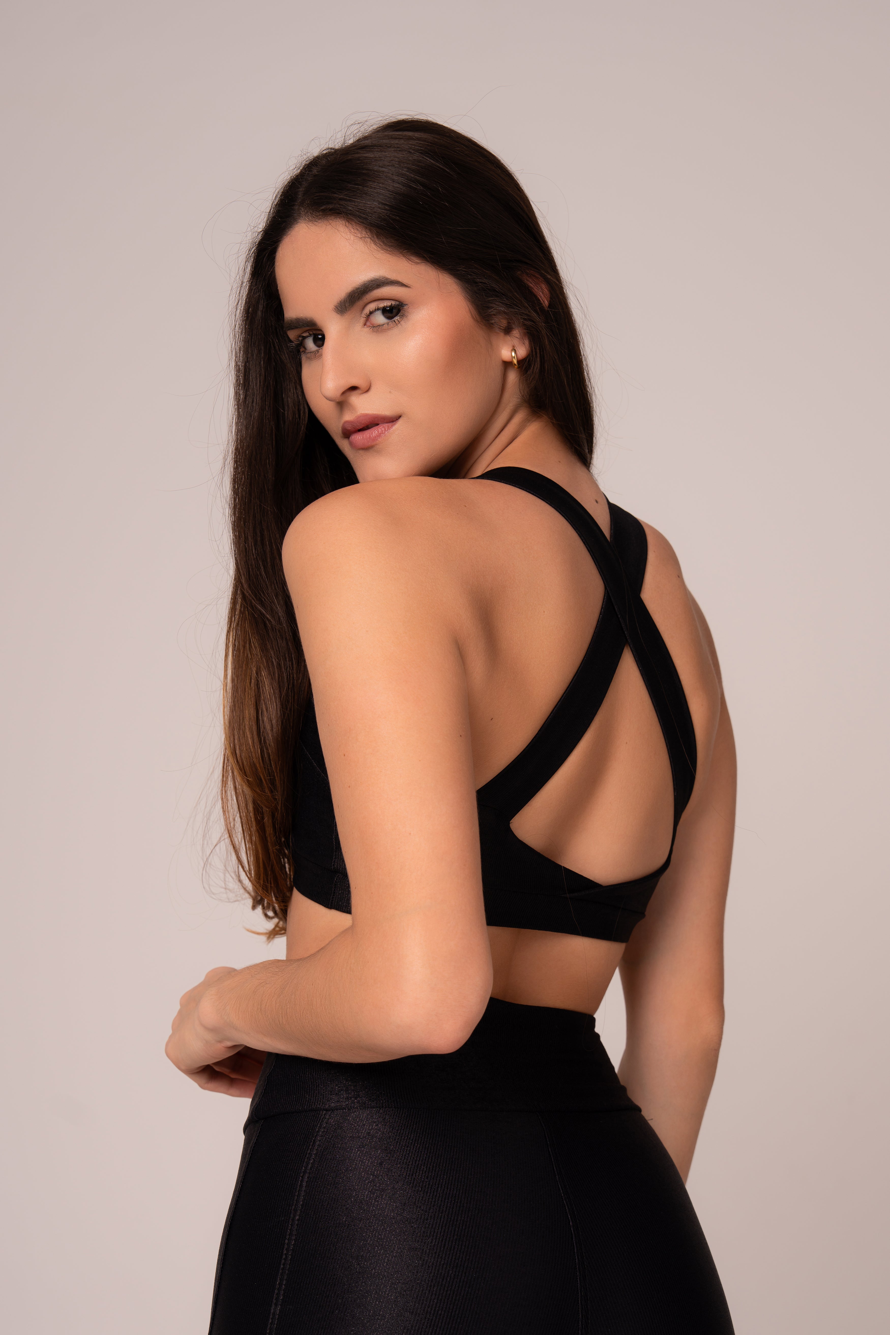 Damen Leggings & Top Set Mavelle - Schwarz