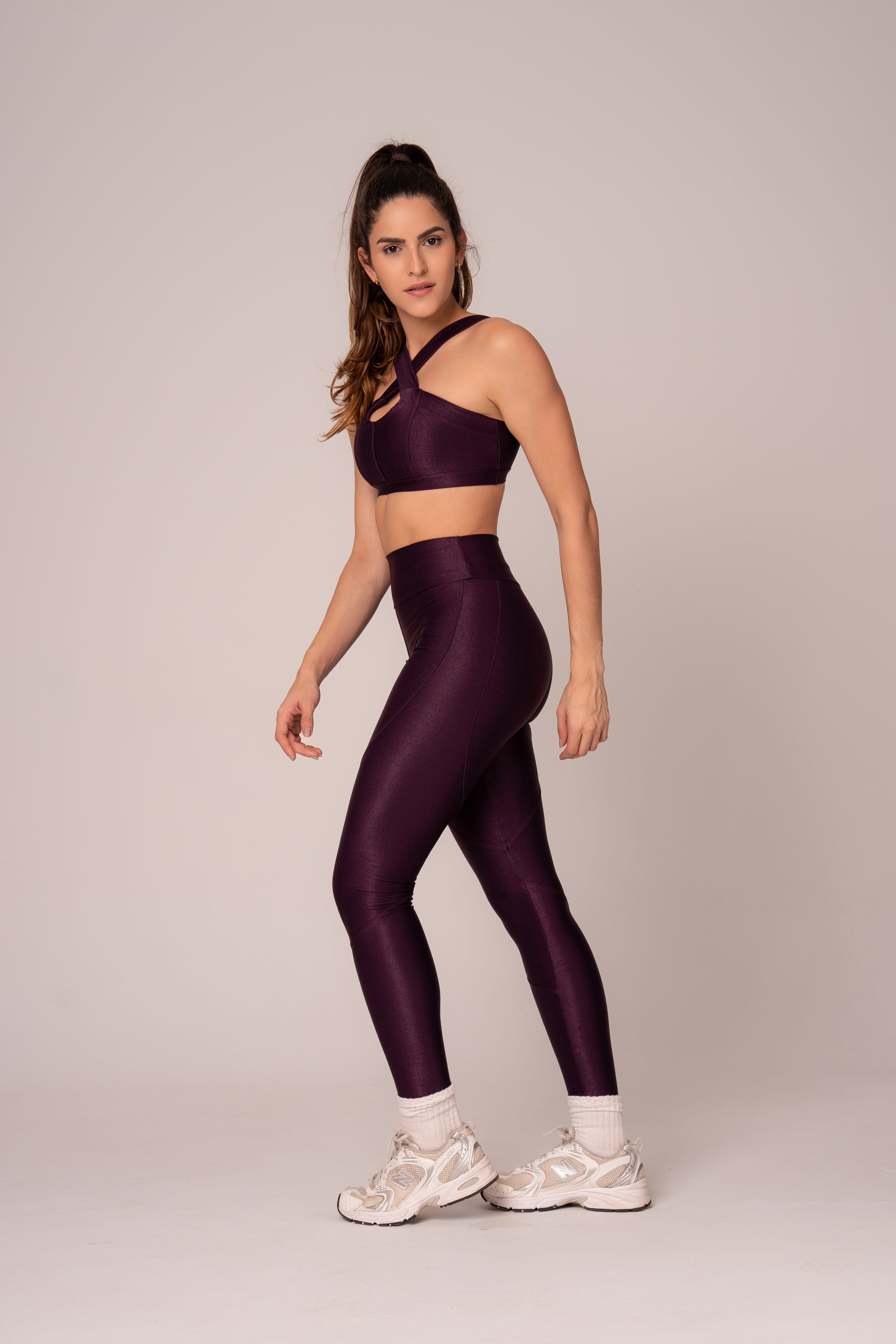 Damen Leggings & Top Set Calina - Acai