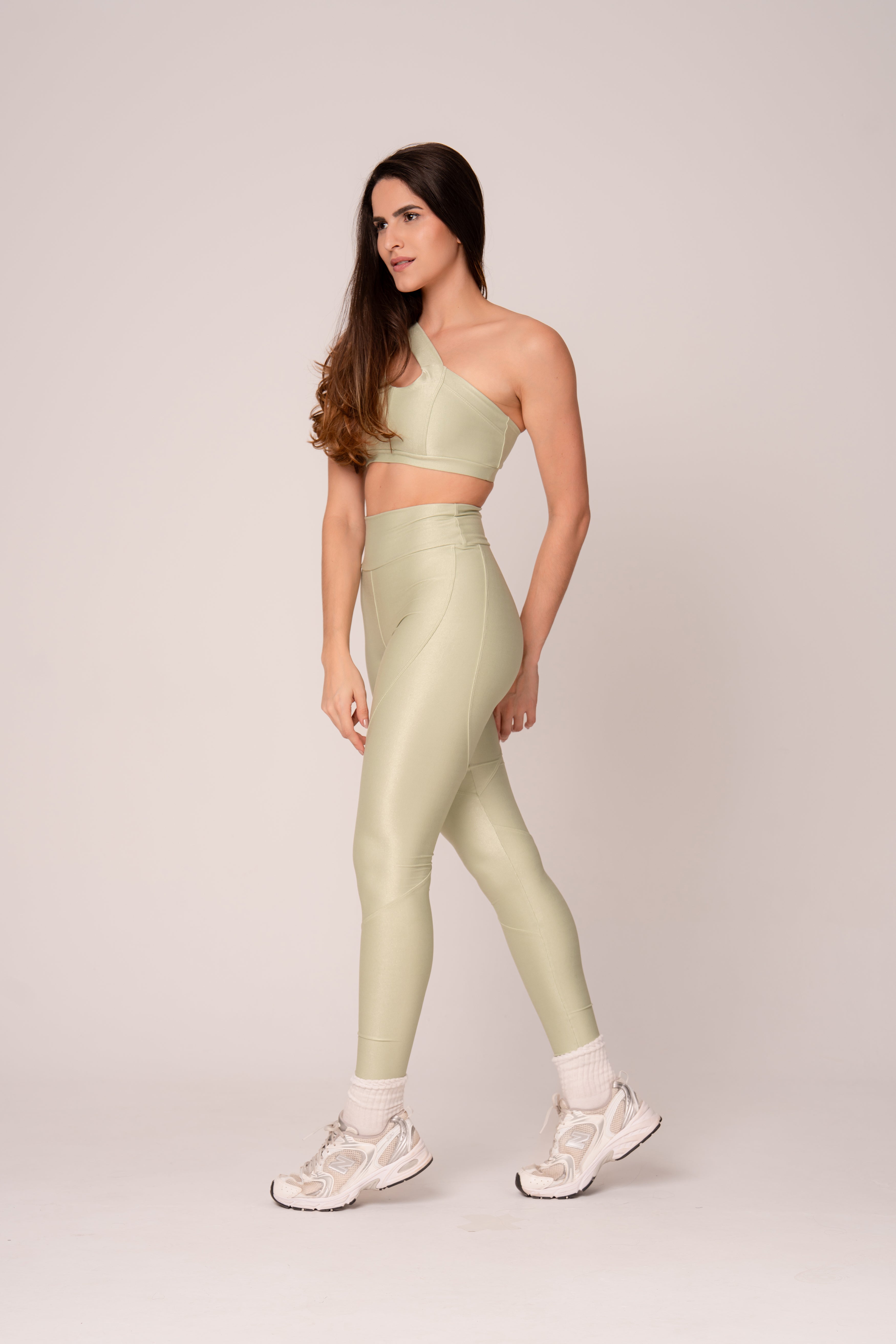 Damen Leggings & Top Set Avira - Matcha