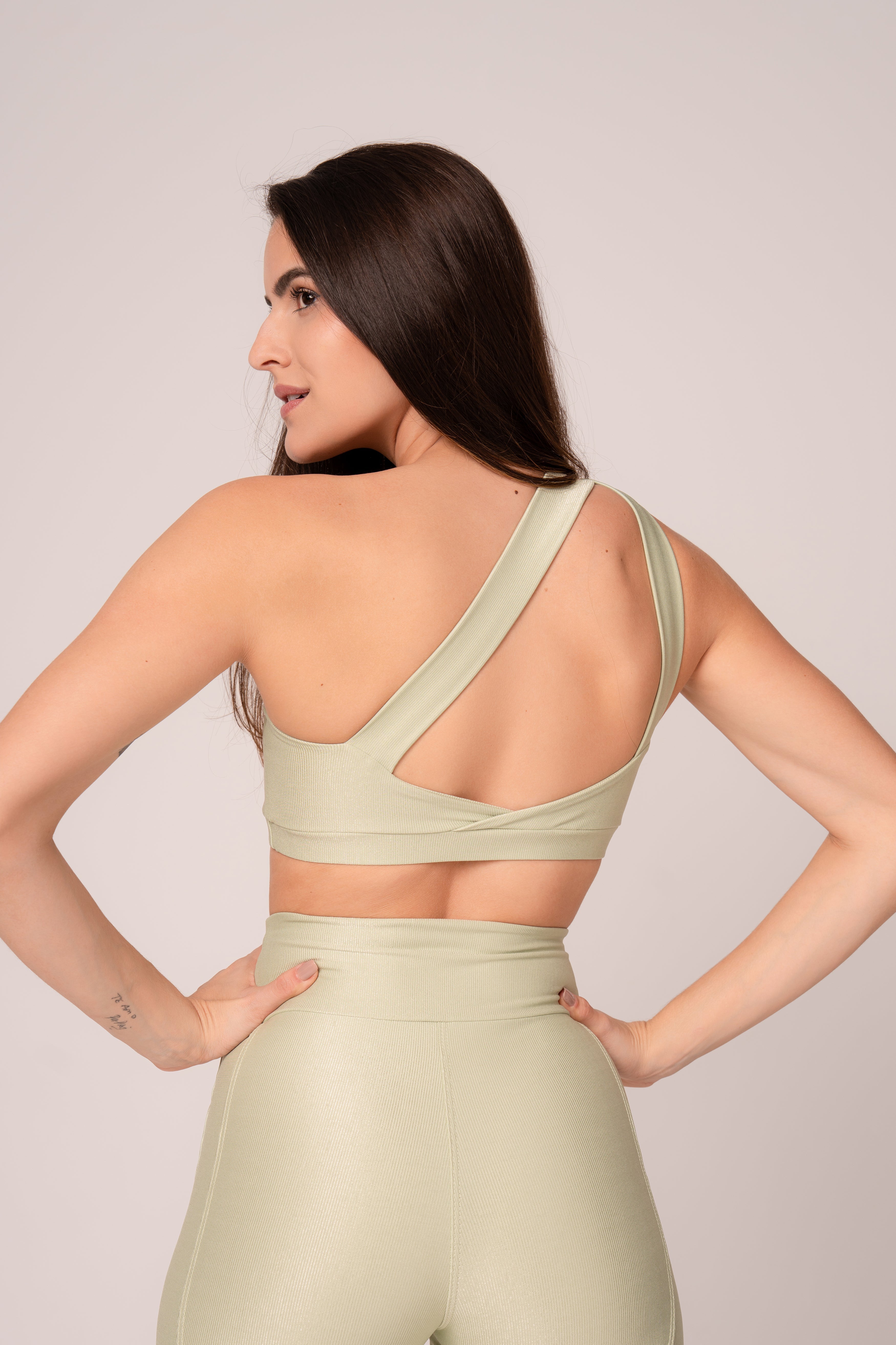 Damen Leggings & Top Set Avira - Matcha