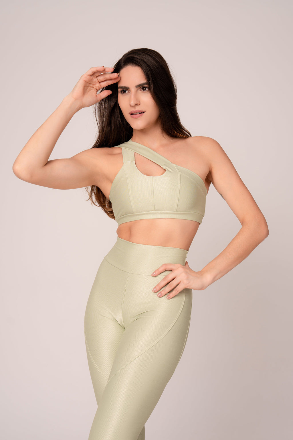 Damen Leggings & Top Set Avira - Matcha