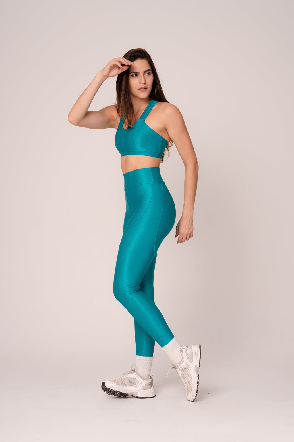 Damen Leggings & Top Set Arielle - Tiffanygruen