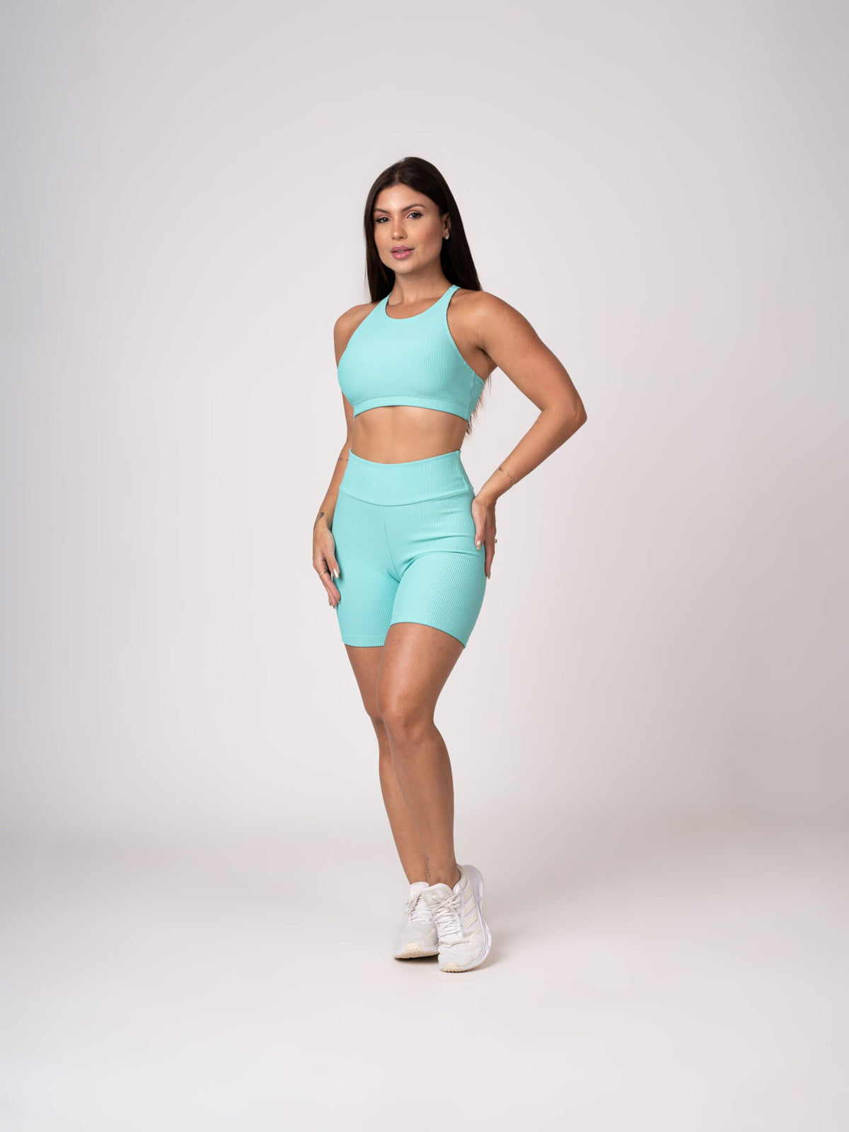 Damen Shorts & Top Set Elara - Mint
