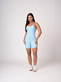 Damen Sport-Jumpsuit Veluna - Karibikblau