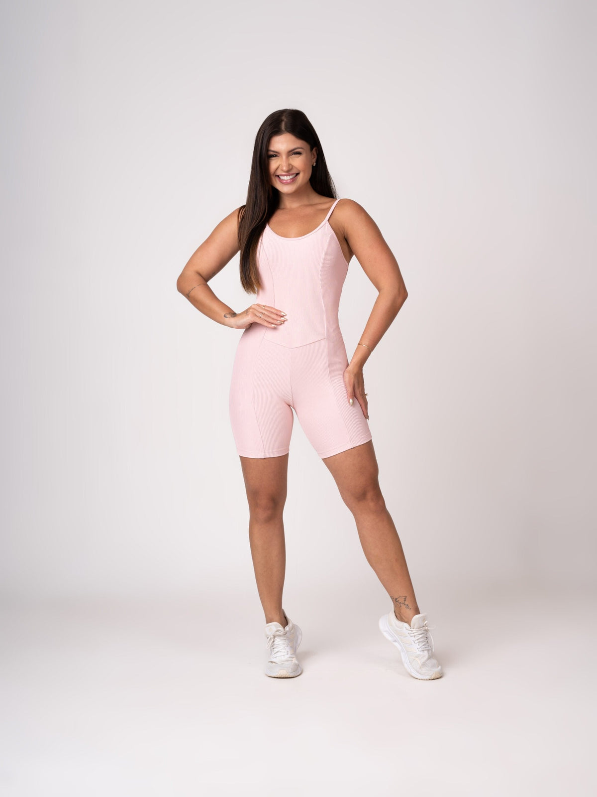 Damen Sport-Jumpsuit Liora - Altrosa